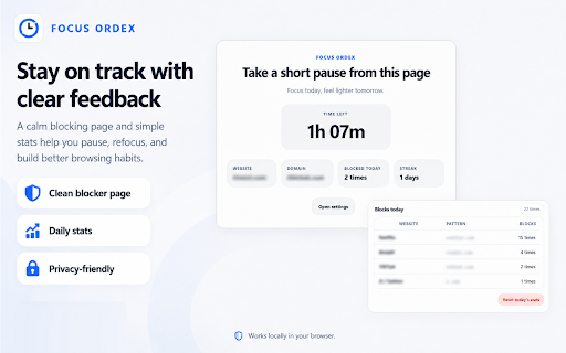 Focus Ordex screenshot